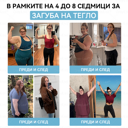 CrazyLeaf® Slim & Vitality Tirzepatide – орален разтвор, който подкрепя отслабването, кръвното налягане и нивата на захар