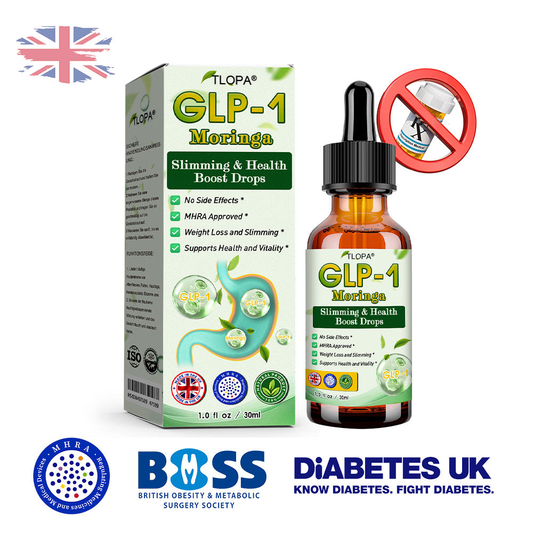 Voilaist® GLP-1 Капки за отслабване и здраве с моринга 🏆 (👨‍⚕️ Хранителна добавка за изгаряне на мазнини – разработена от Обществото по затлъстяване)